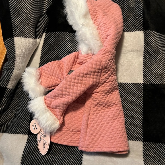 Little Lass Baby jacket size 0-3 new - Picture 3 of 3